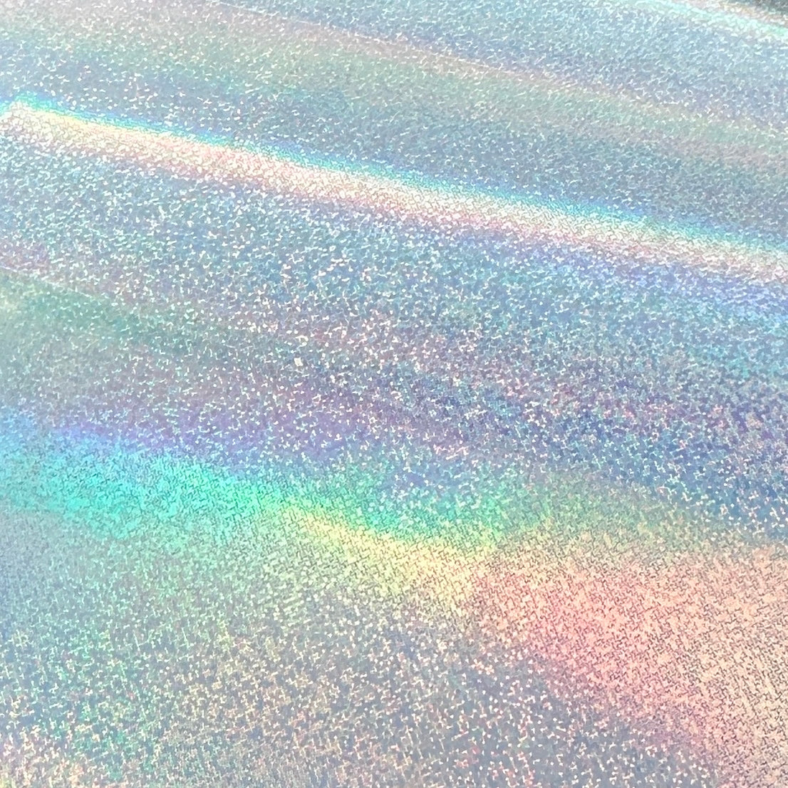 OFFSET PRINTABLE SILVER RAINBOW SPARKLE VINYL