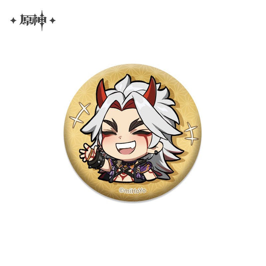 [Genshin Impact] Chibi Character Series Badge Vol.2 - Arataki Itto - Otaku Collectives