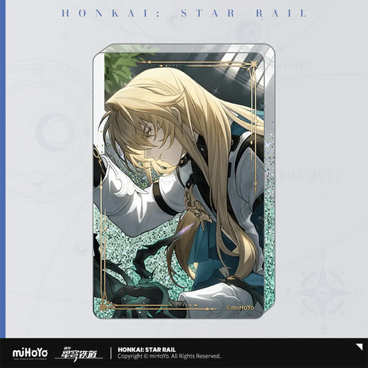 [Honkai Star Rail] Light Cone Glitter Acrylic Block - Luocha - Otaku Collectives